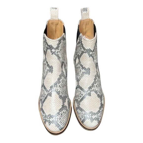 Lucky Brand Haylia Leather Chelsea Snake Boot - Picture 3 of 12